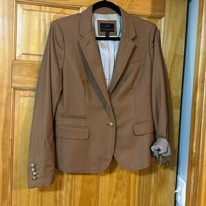 Camel color Wool J Crew Schoolboy blazer Size 10